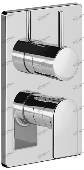 Fir Italia Смеситель для душа из латуни с переключателем и тарелкой Doda 67 6750188