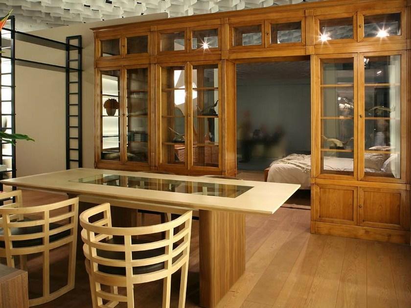 Morelato Модульный модульный книжный шкаф вишня Direttorio Art. fs3010186 - Вид №2