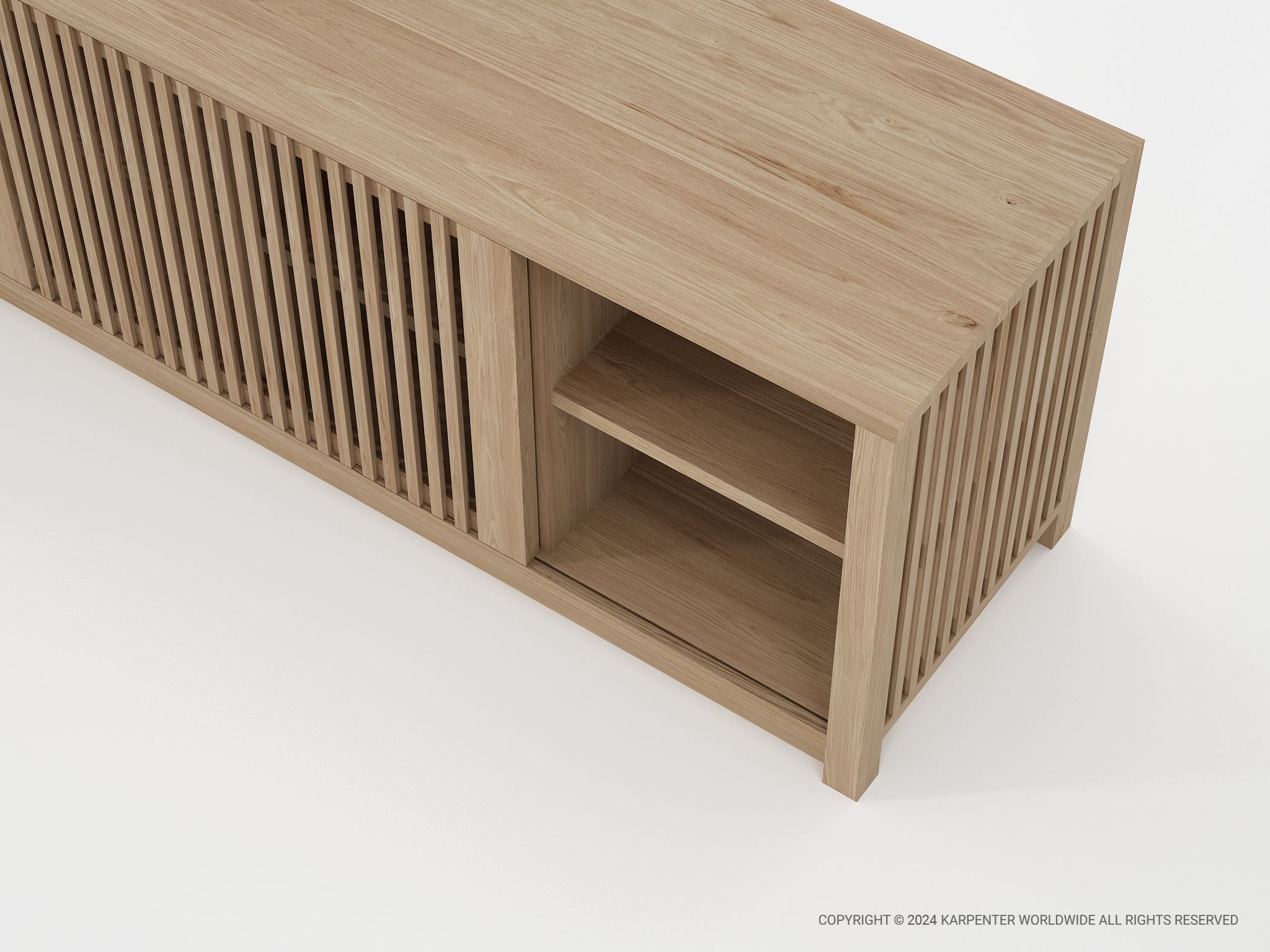 Деревянный шкаф с раздвижными дверями KARPENTER Ray ARCH-00043794 - Вид №7