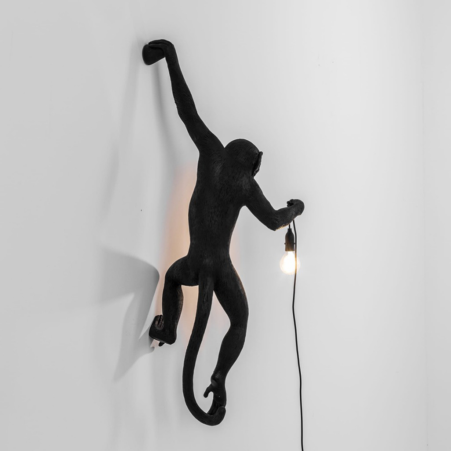 Светильник Monkey Lamp Hanging, черный Seletti 14921 - Вид №3