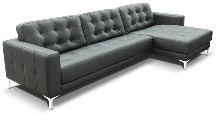 Rossini Sofas Мягкий кожаный диван с шезлонгом sun-id-1511716 - Вид №1