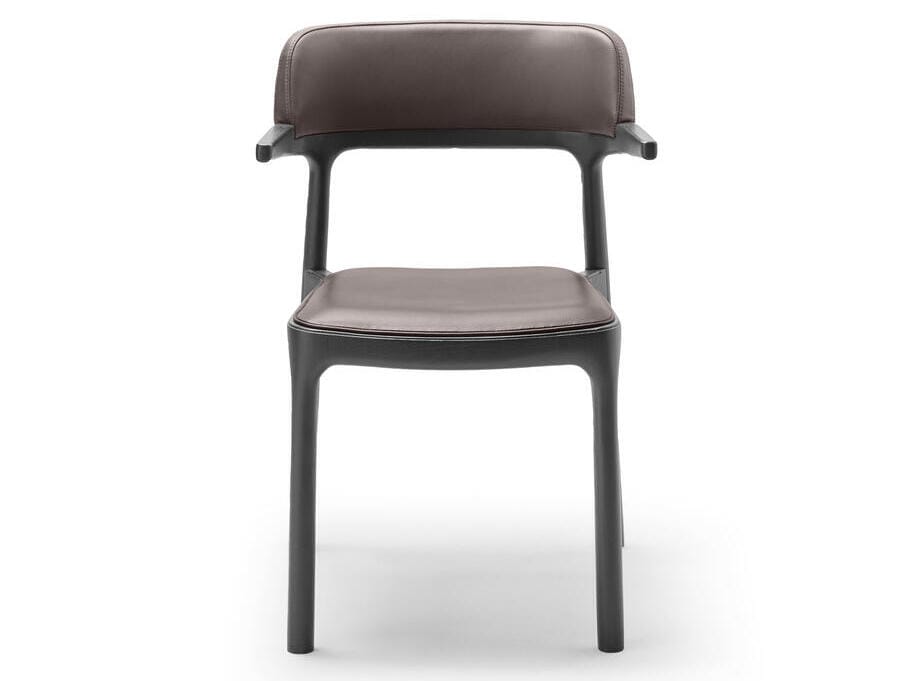 Деревянный штабелируемый стул с мягким сиденьем ALKI ORRIA ARCH-00091551 - Вид №3