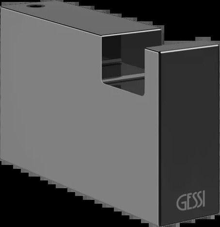 Крючок для халата 20921 706 Gessi Rettangolo k ЧЕРНЫЙ МЕТАЛЛ PVD