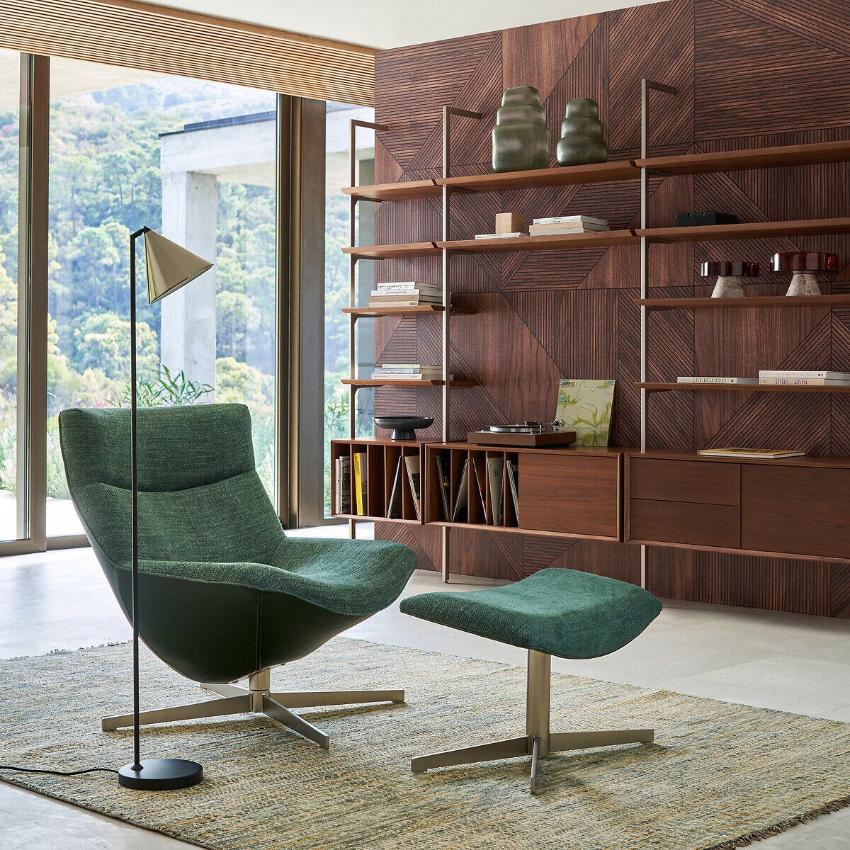 Тканевое вращающееся кресло AMPM WESLEY ARCH-00144397 - Вид №4