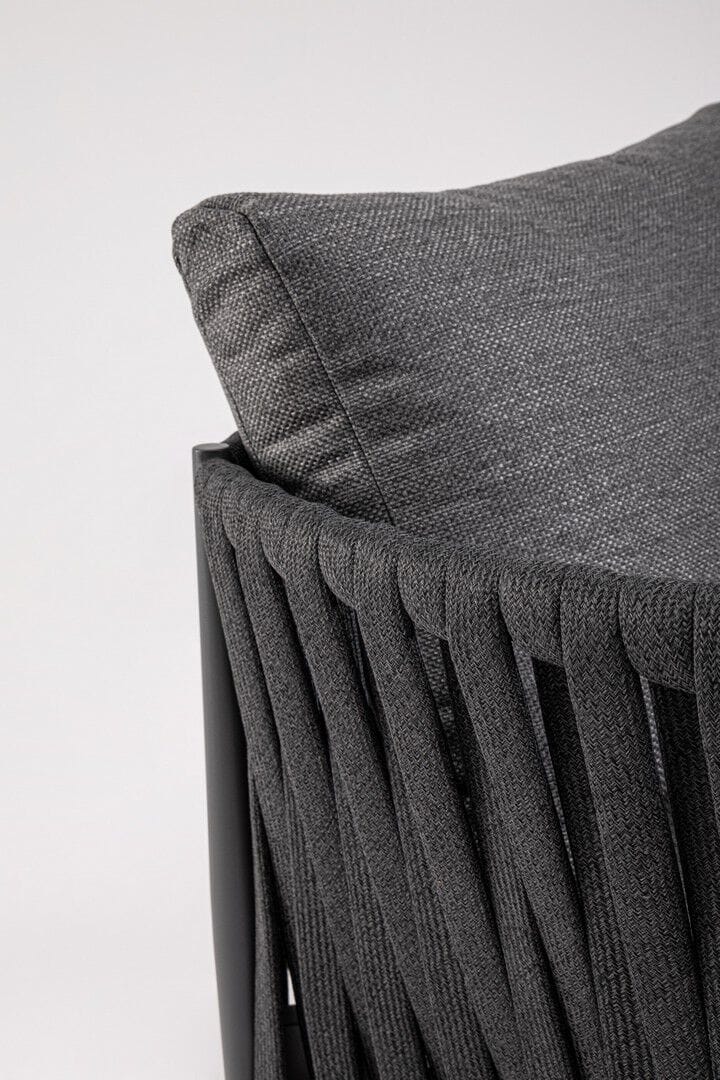 Веревочное и тканевое садовое кресло с подлокотниками BIZZOTTO Jacinta ARCH-00041239 - Вид №6