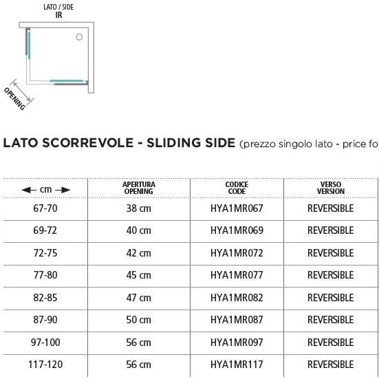 Gruppo Geromin Душевая кабина угловая хрустальная с двумя раздвижными дверцами Flow sun-id-1390612 - Вид №1