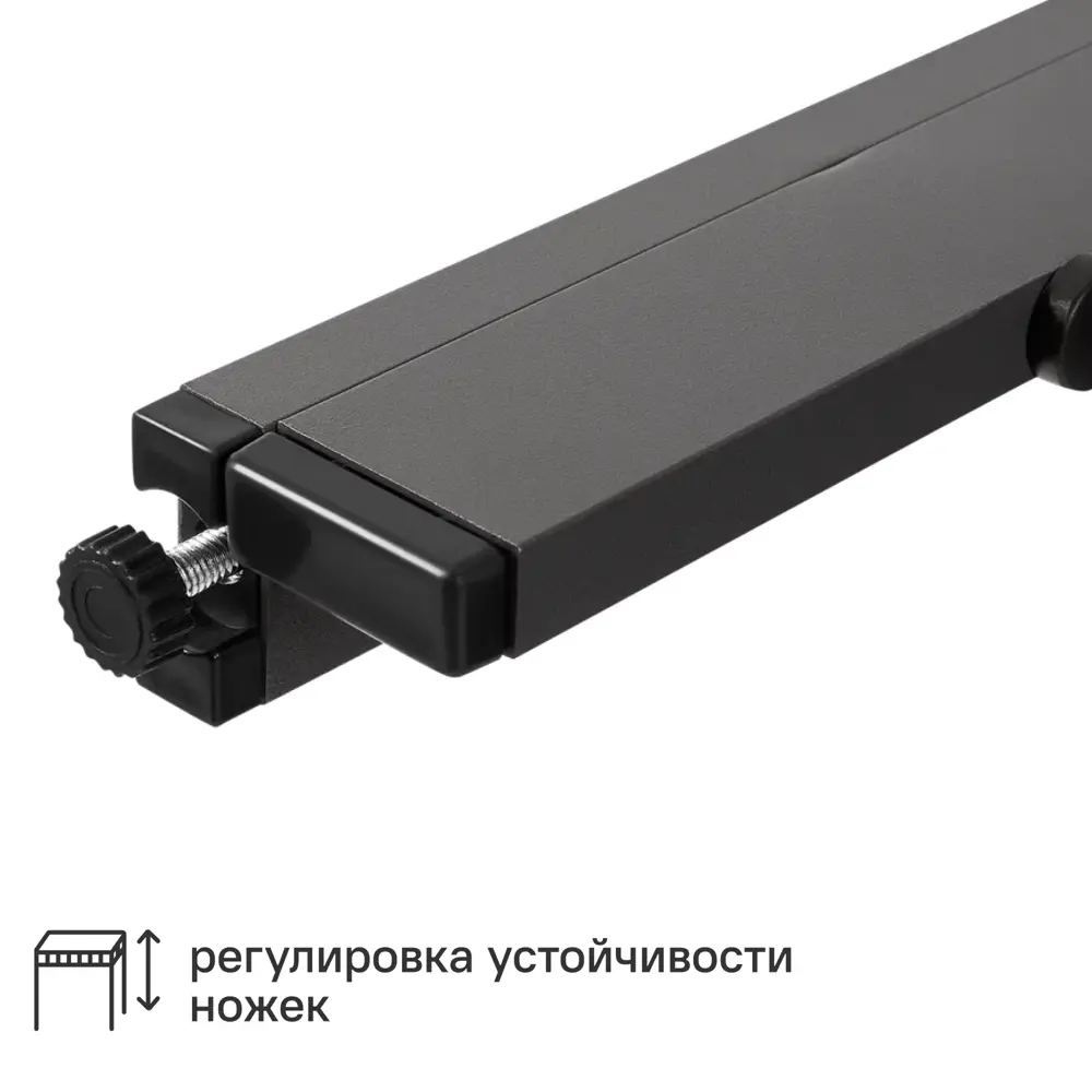 Садовый стол нераздвижной BEGINIA Lyra 160x80 см алюминий серый STLM-2001703 - Вид №5