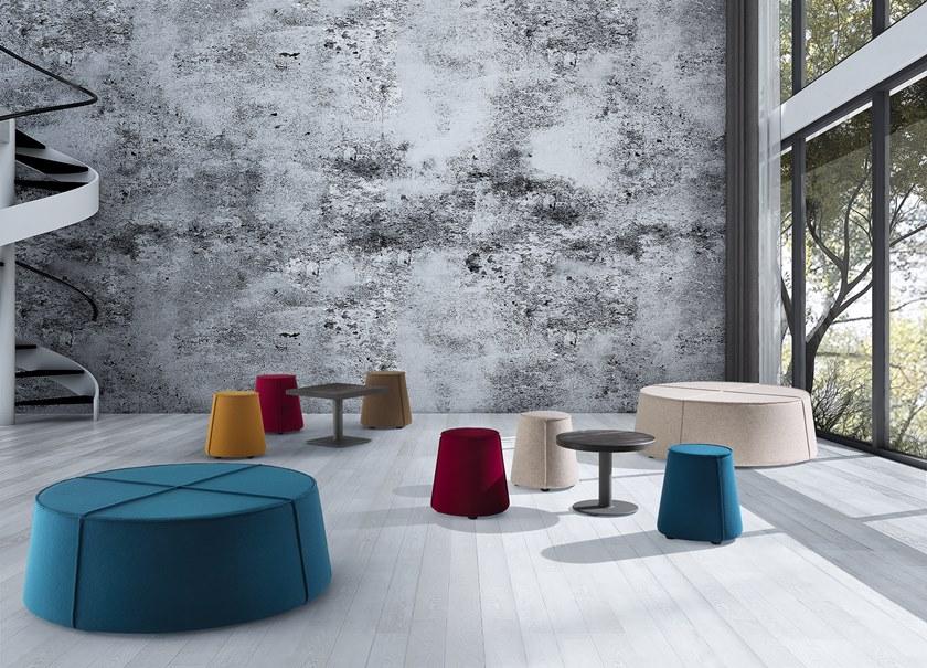 PF Stile Пуф из круглой ткани с обивкой sun-id-1480563 - Вид №1