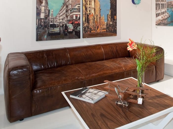 3-местный кожаный диван KARE Design ARCH-00087237 - Вид №3