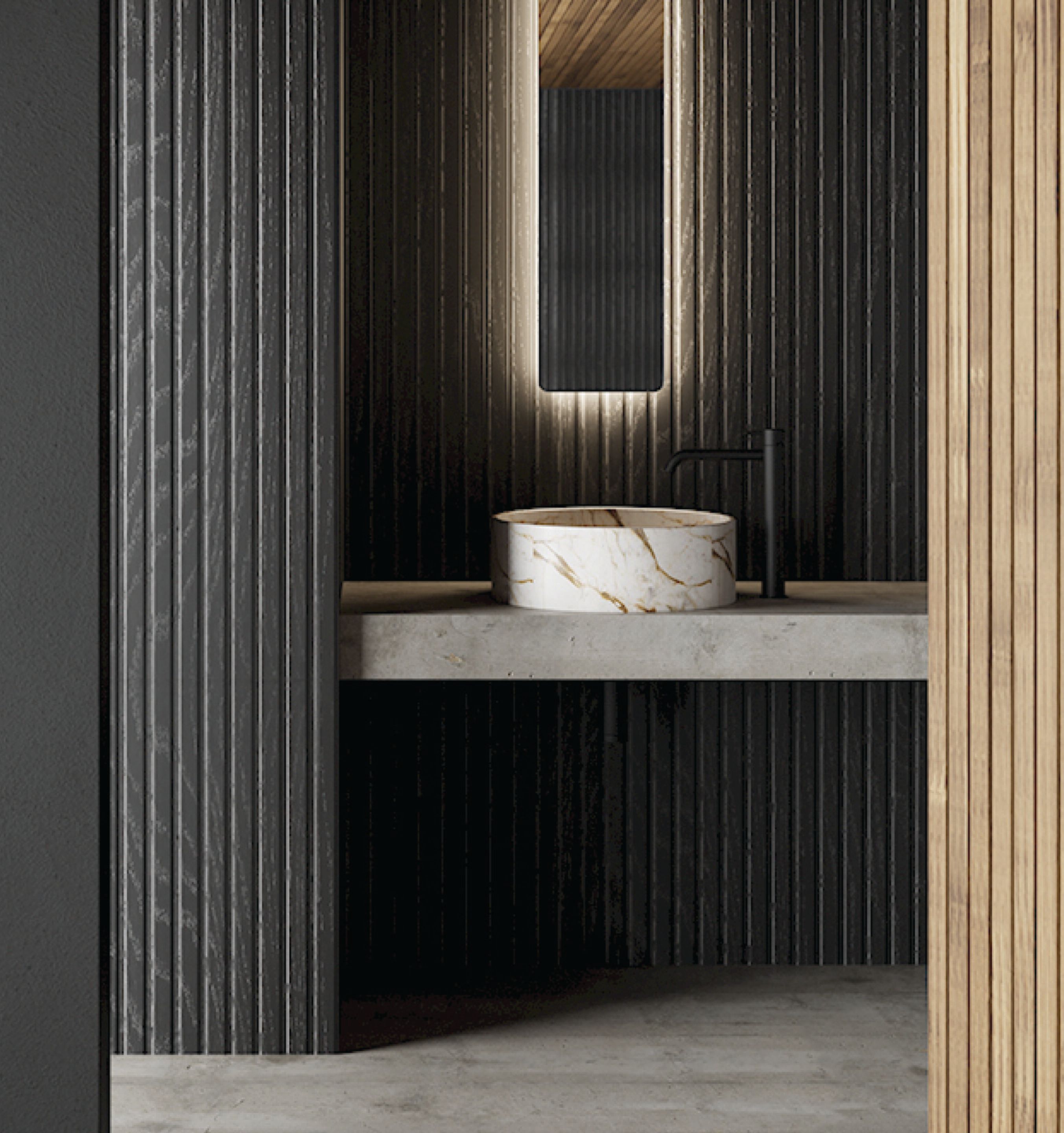 Мраморная столешница круглый умывальник Nic ARCH-00074783 - Вид №2