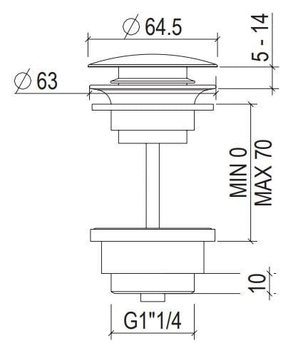 Раковина из нержавеющей стали для умывальника Tubico Волга ARCH-00128053 - Вид №1