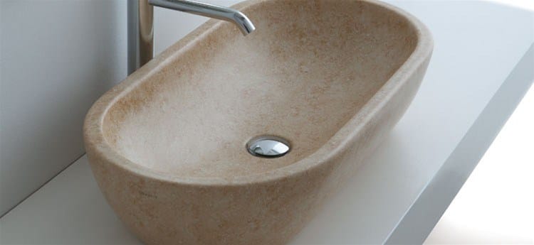 Овальная столешница из травертина Galassia MATERIA ARCH-00031759 - Вид №2