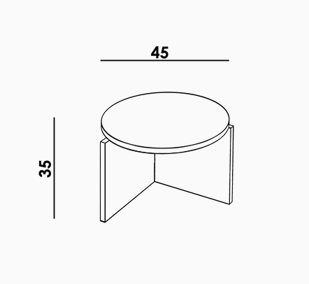 Secolo Origin Приставной столик из мрамора Premium  - Вид №3