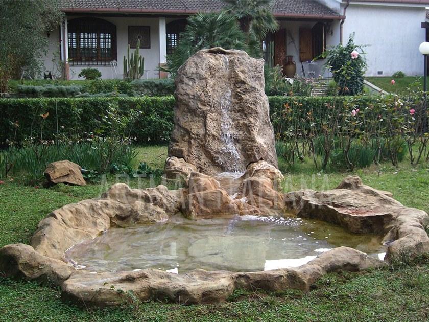 ARTMAN ITALIANA Реконструированный каменный фонтан с водопадом Cascate e laghetti sun-id-1425809 - Вид №5