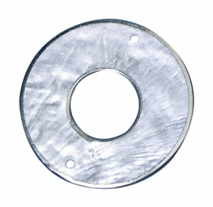 2145896 Набор аксессуаров для изготовления украшений "круг", 30 мм, упаковка 2 шт., цвет перламутровый кремовый Rayher