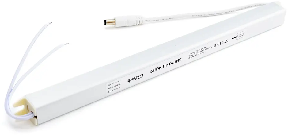 Блок питания Apeyron 24В 36Вт для светодиодного освещения 82704074