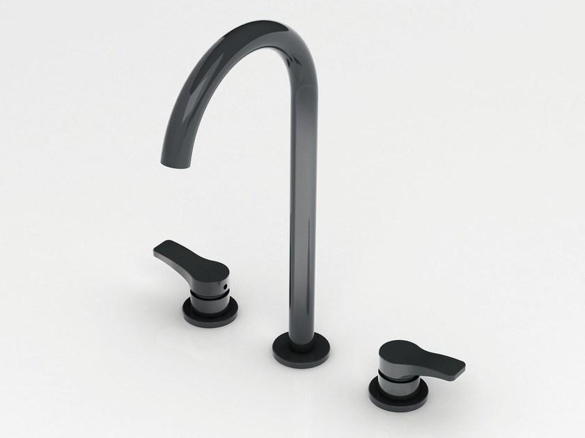 ABOUTWATER Смеситель для раковины на 3 отверстия Al/23 sun-id-1470212 - Вид №1