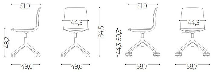 ACTIU Стул на эстакаде Noom sun-id-1411883 - Вид №5