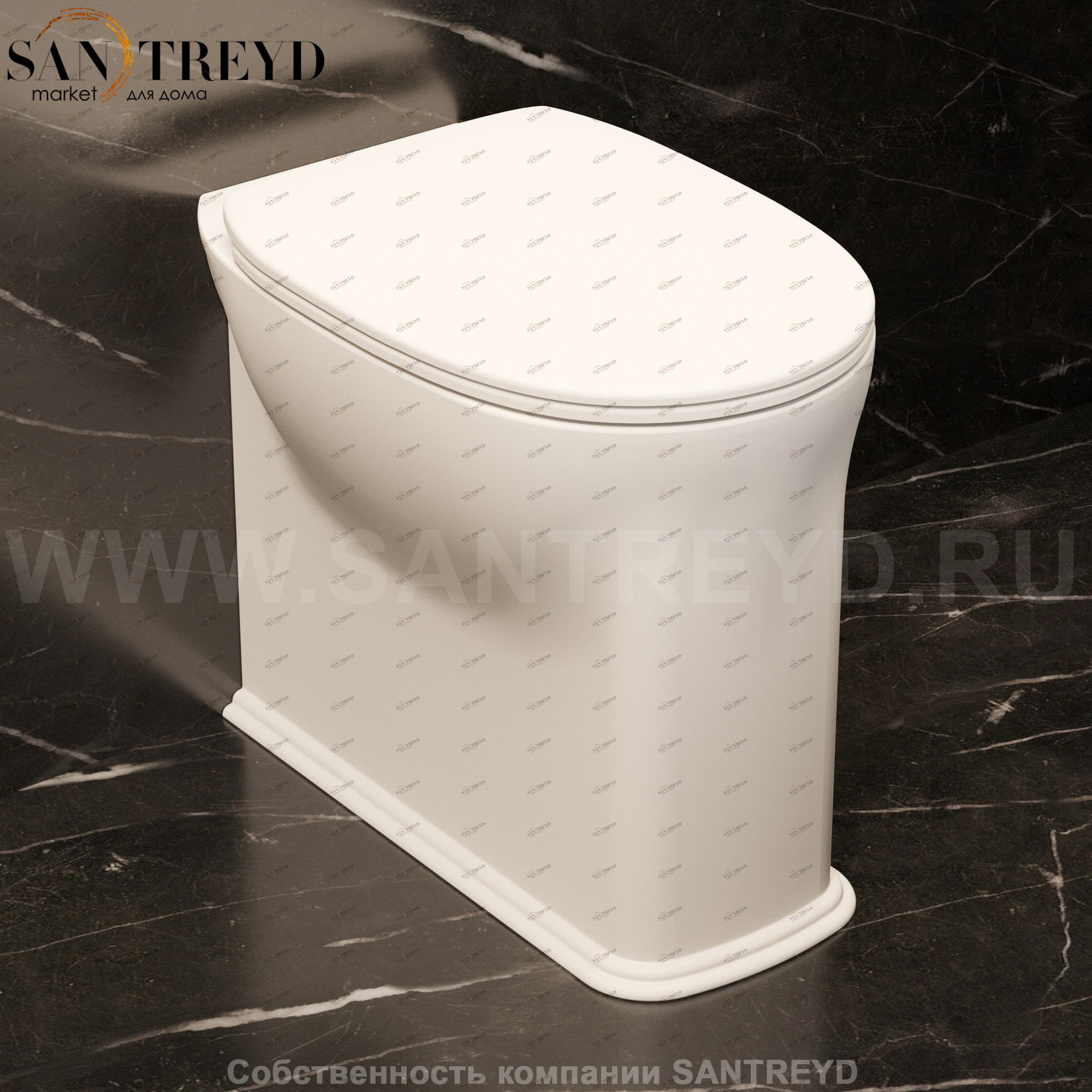 MA117RG9003 Приставной унитаз напольный Белый Ceramica Flaminia Madre Италия