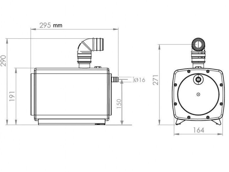 Sanitrit Всасывающий насос Sanifoor+ Sfloor+ 2  - Вид №1