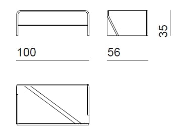 Деревянный низкий прямоугольный журнальный столик Bizzotto Italia Нара ARCH-00033060 - Вид №6