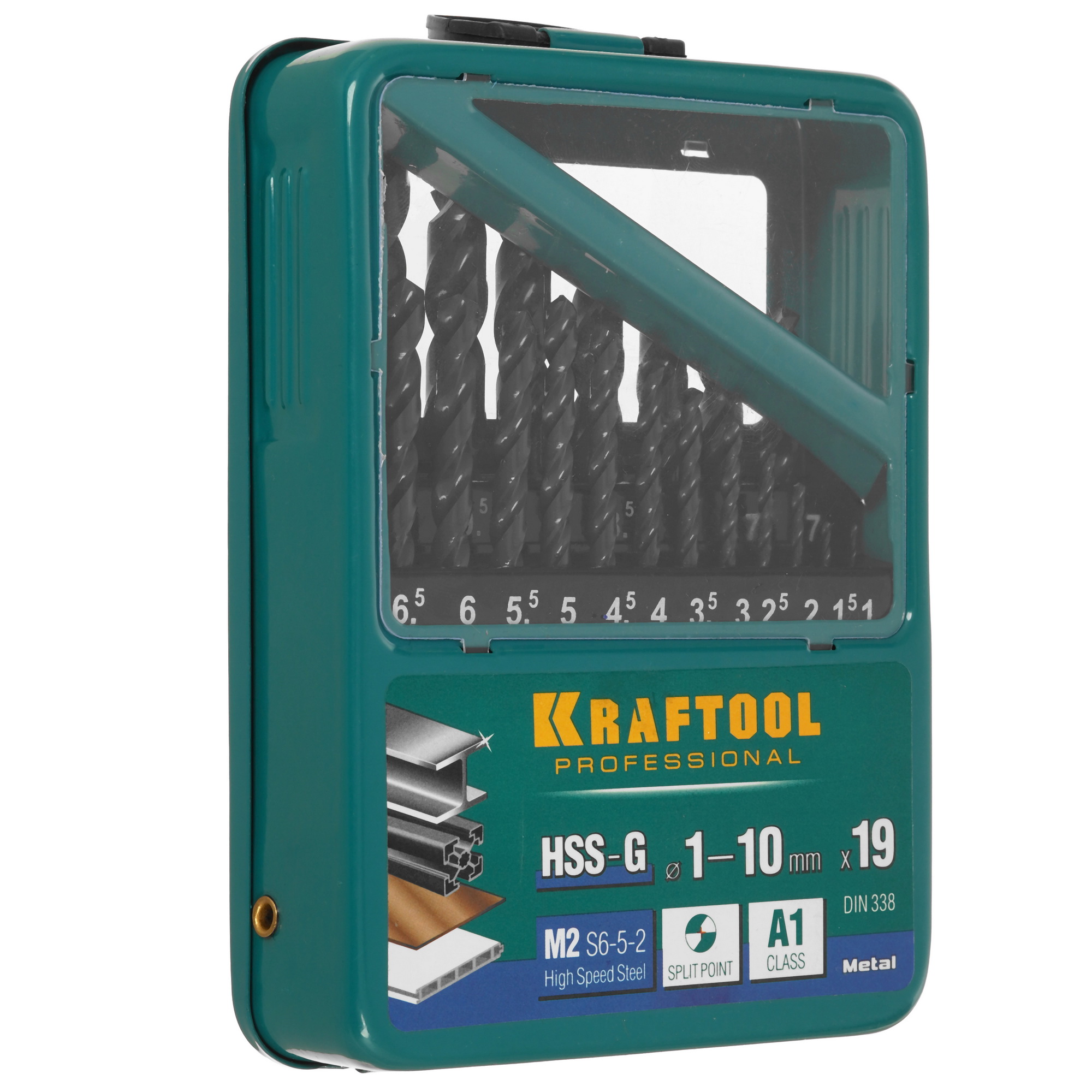 Набор сверл KRAFTOOL 29651-H19 5092636 STDN-0108410 - Вид №2