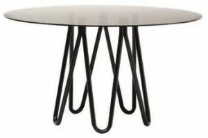 Casamania & Horm Круглый стол из металла и стекла Meduse