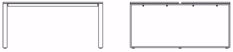 Dieffebi Модульный прямоугольный рабочий стол Dotbox evolution sun-id-1481574 - Вид №13