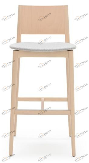 Billiani Табурет из бука с мягким сиденьем Blazer 233