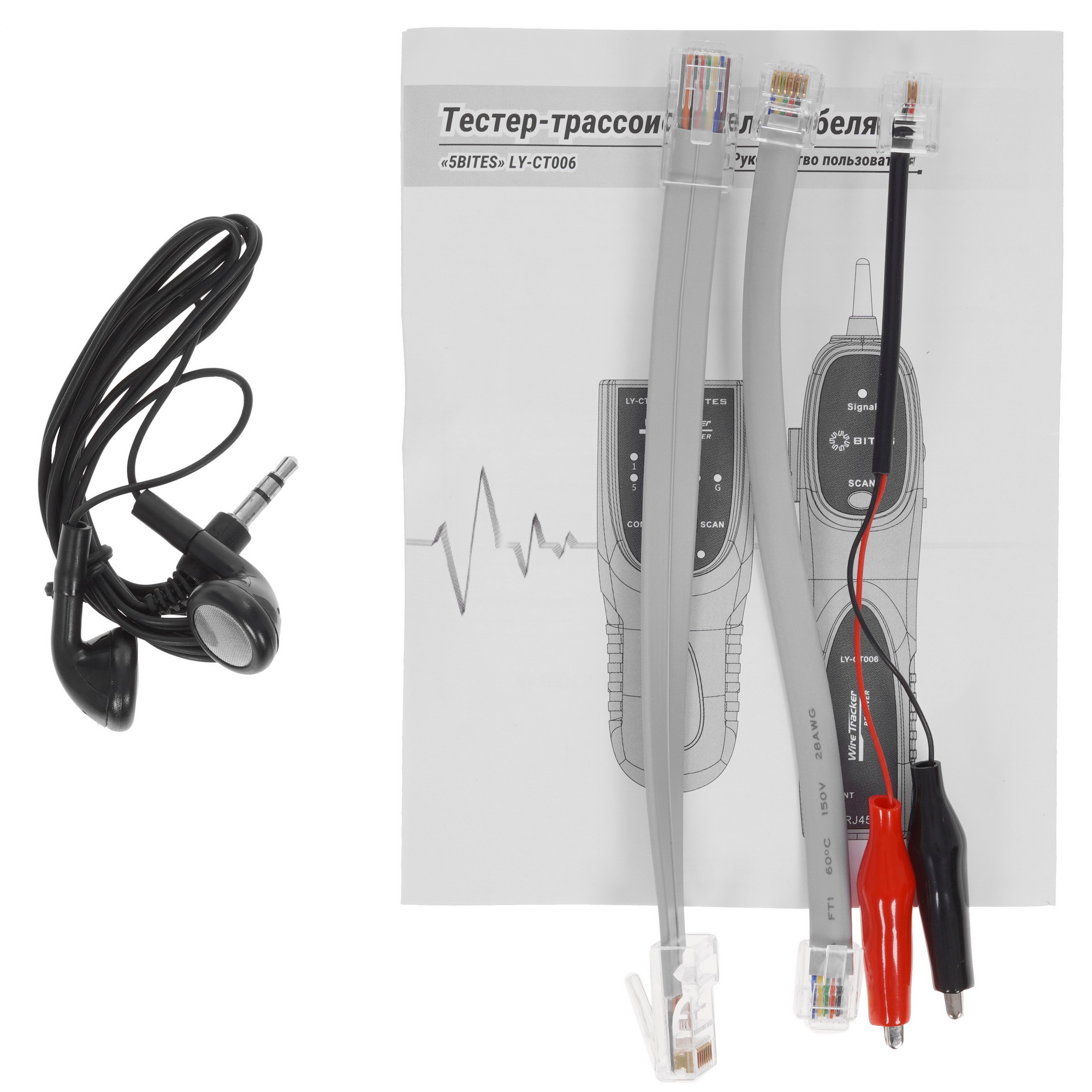 Тестер-трассоискатель 5bites LY-CT006 5073739 STDN-0093572 - Вид №7