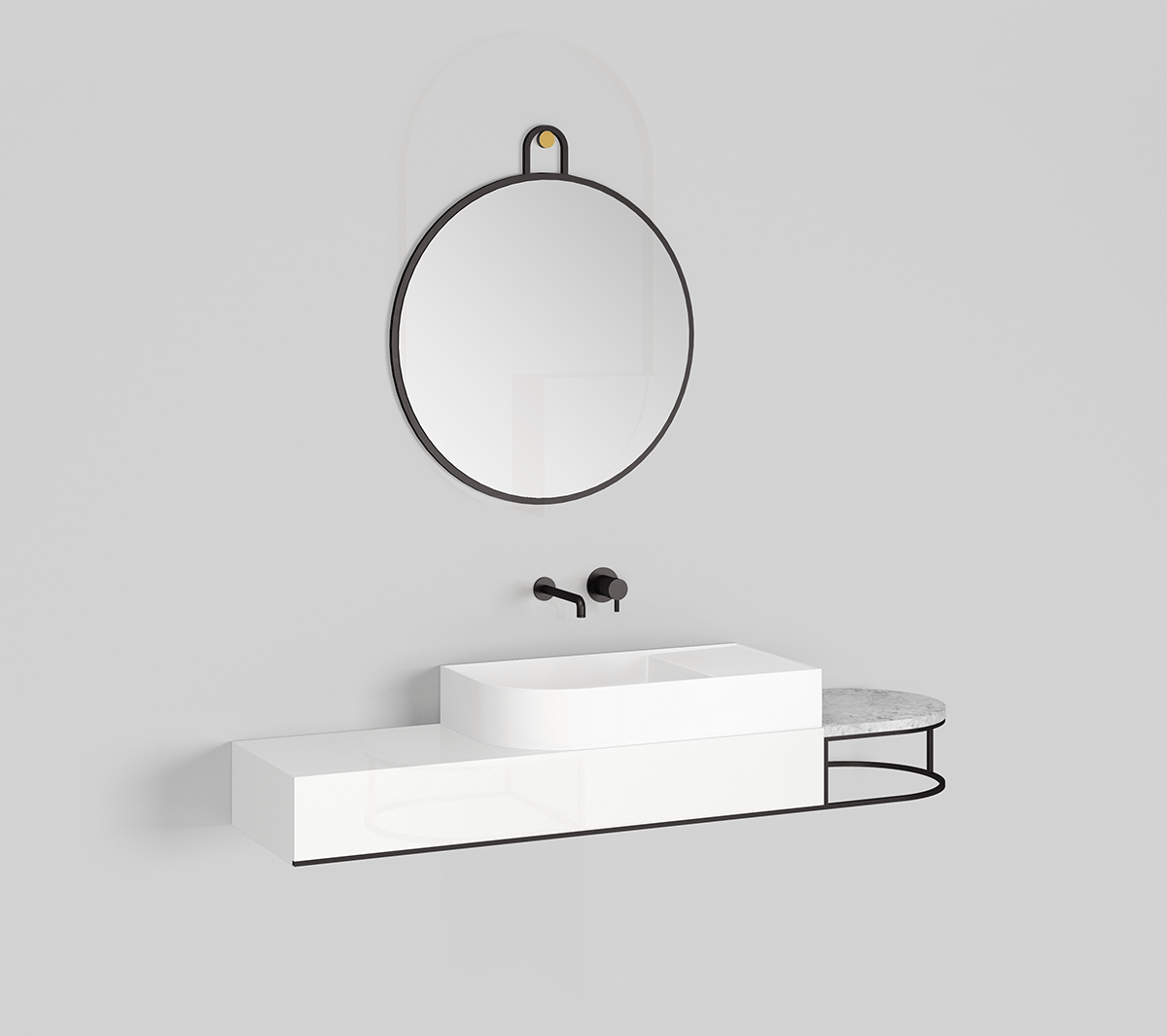 com_EXLAV70SXNOU Накладная раковина на столешницу  прямоугольная Ex.T Nouveau - Вид №4