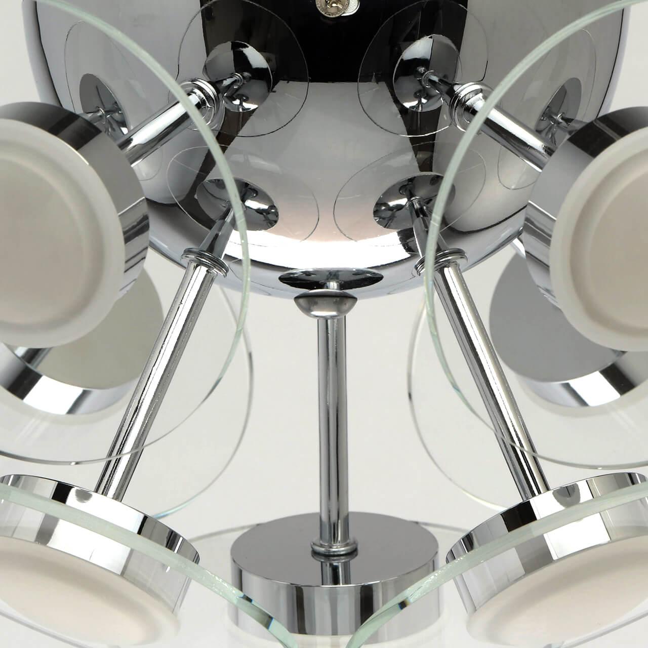 Потолочная светодиодная люстра De Markt Граффити 18 678012209 хром DE MARKT ГРАФФИТИ 18 184326 Хром  - Вид №1