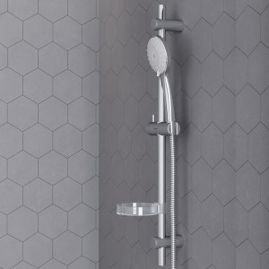 914100000 душевой комплект: ручной душ d - 120 мм 5 функций штанга мыльница шт Damixa Palace One