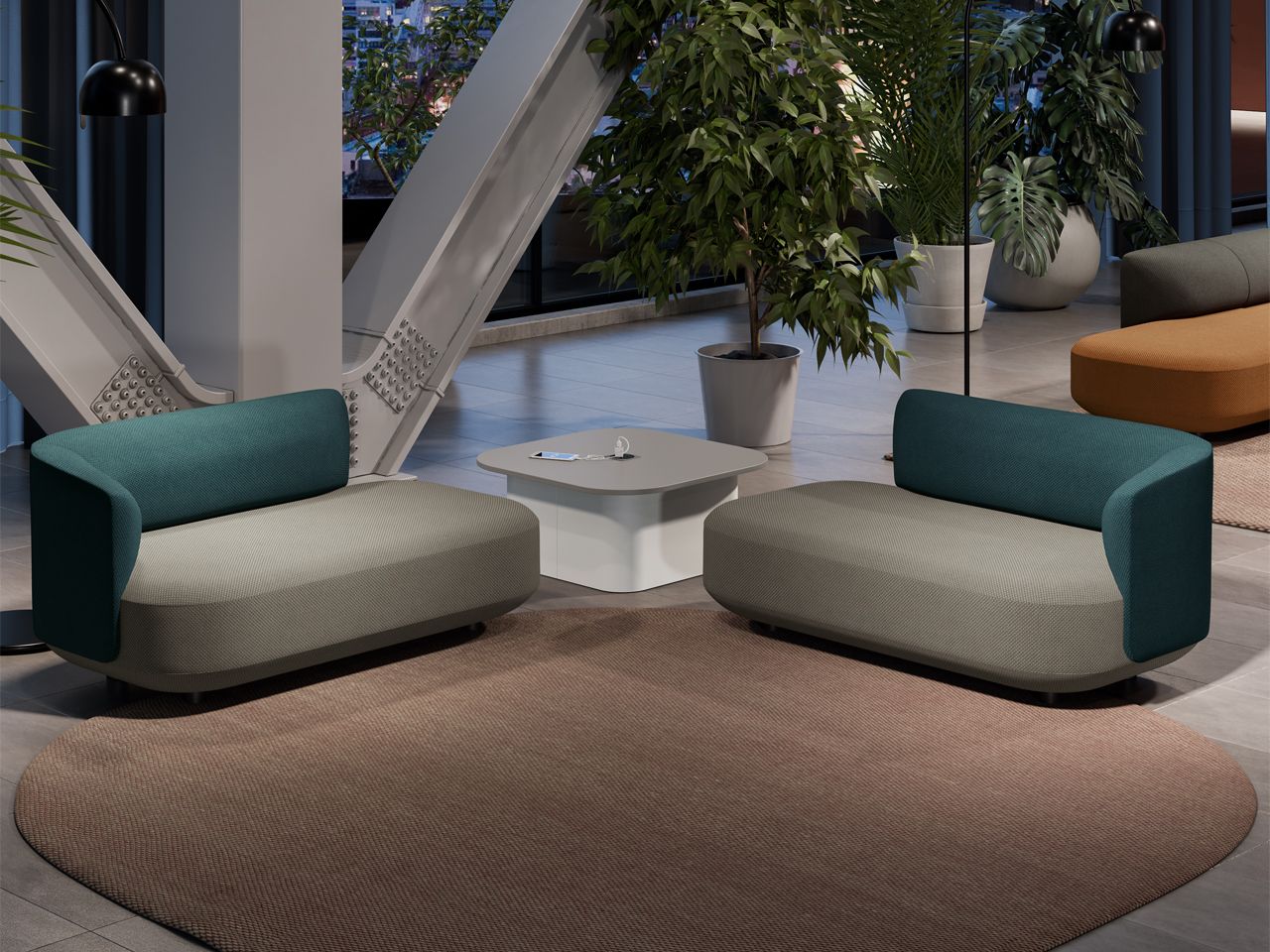 2-местный тканевый диван FREZZA Afina ARCH-00038976 - Вид №1