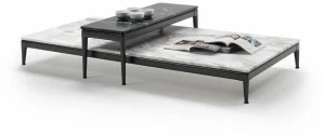 Flexform Низкий мраморный журнальный столик Pico