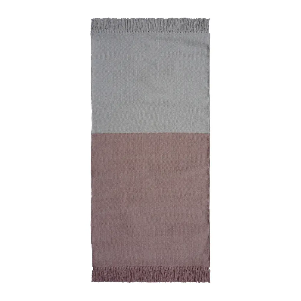 Ковер KREAFORTA Madras 60x120 см хлопок цвет розовый STLM-2168109