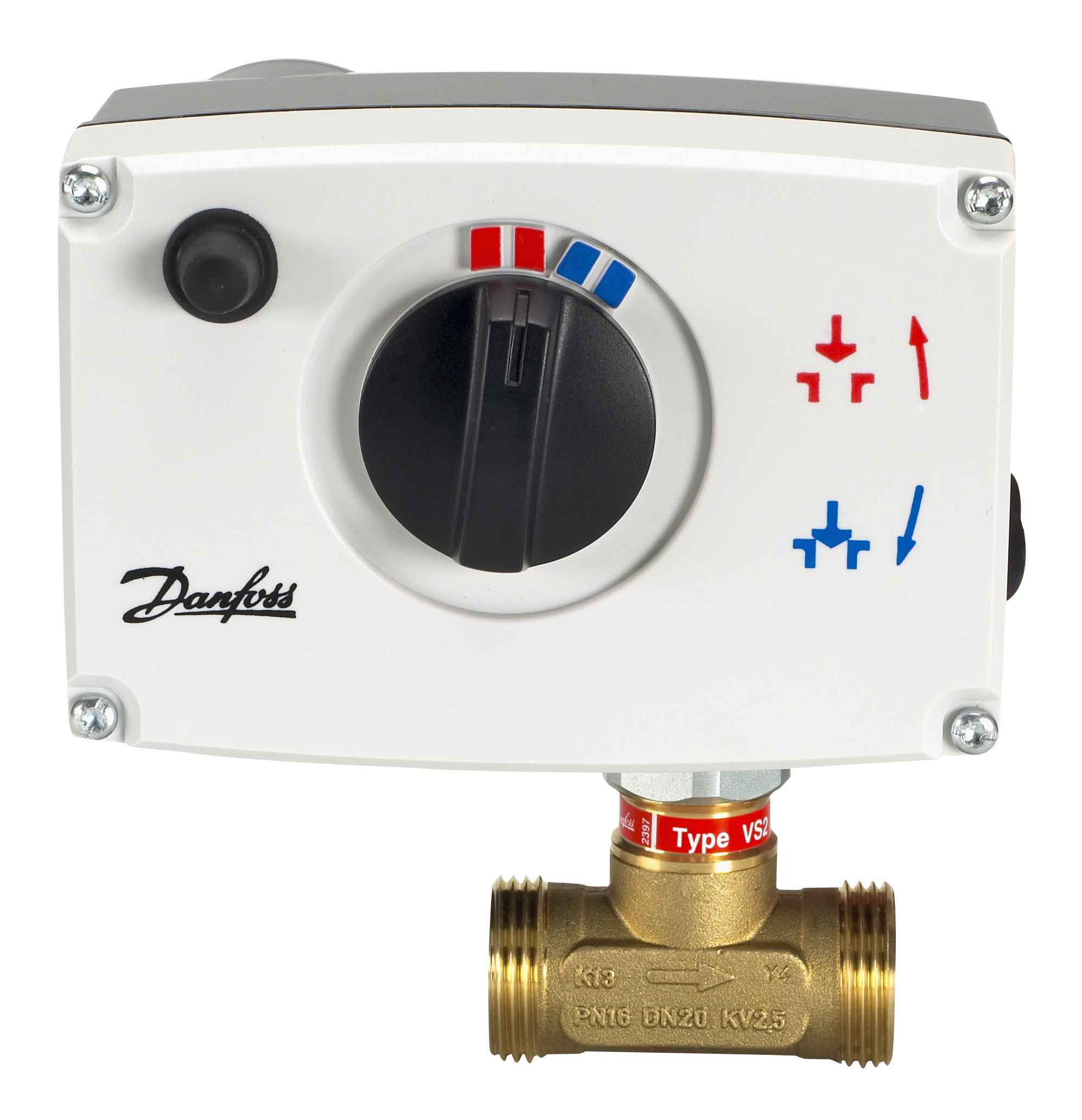 Danfoss Клапан регулирующий проходной VS 2 Комплект фитингов Ду20 с нар.резьб. 003H6903  - Вид №10