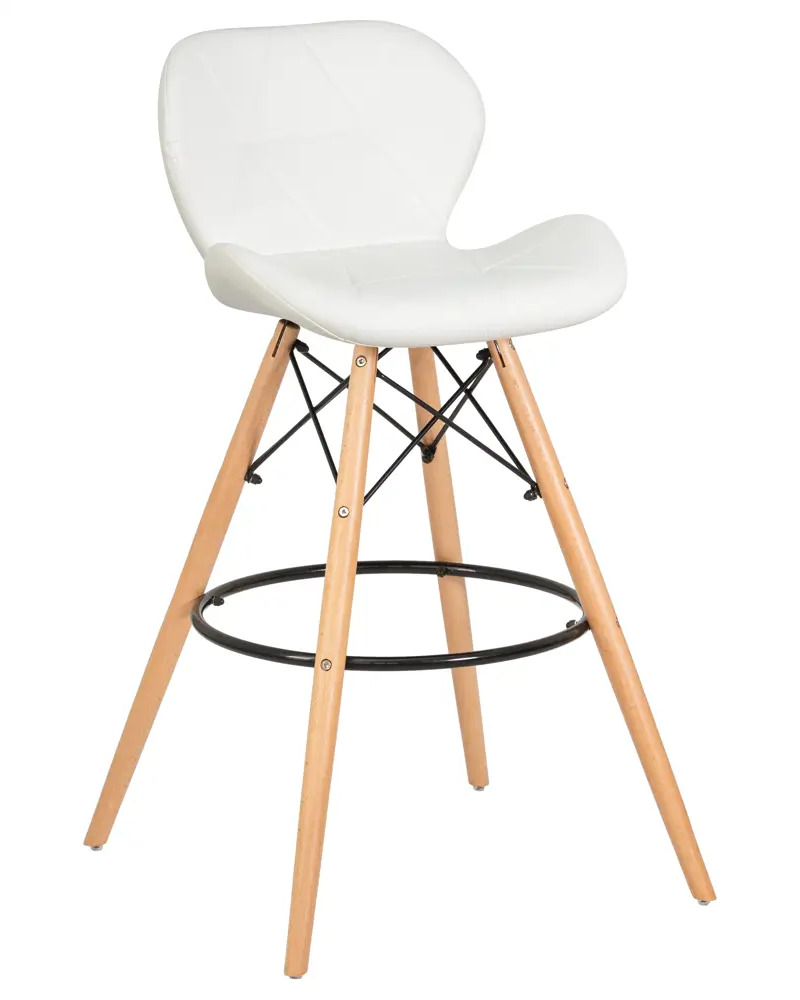90297543 Барный стул Dobrin Butterfly Bar LMZL 54x98x54 см искусственная кожа цвет белый STLM-0864525