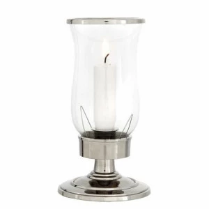 Подсвечник стеклянный на серебряной ножке Princess от Eichholtz EICHHOLTZ EICHHOLTZ 060314 Прозрачный
