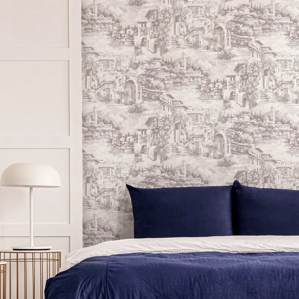 Обои флизелиновые Palitra Home Village бежевые 1.06 м HC31248-28a STLM-2114611 - Вид №3