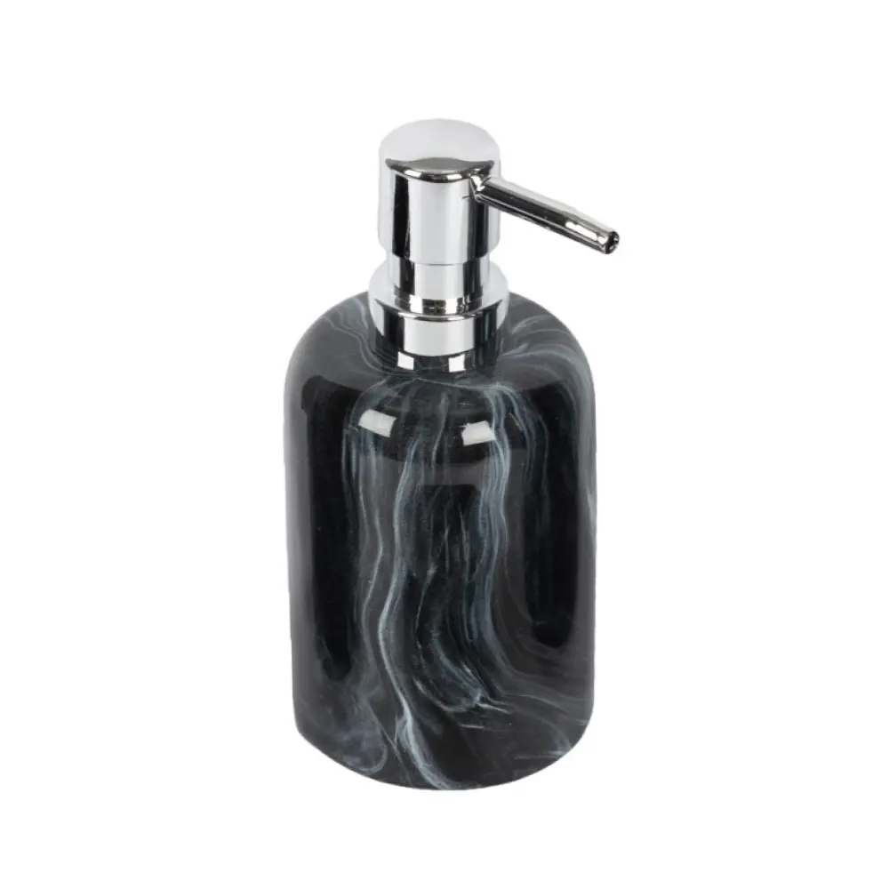 Керамический дозатор для мыла LEMER Bain Blanc в элегантном черно-синем исполнении 89385004 STLM-1575672