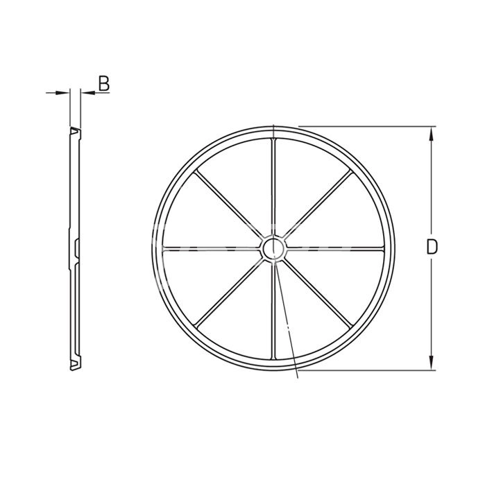 IS2076 Крышка корпуса ASNH509 ISKRA  - Вид №1