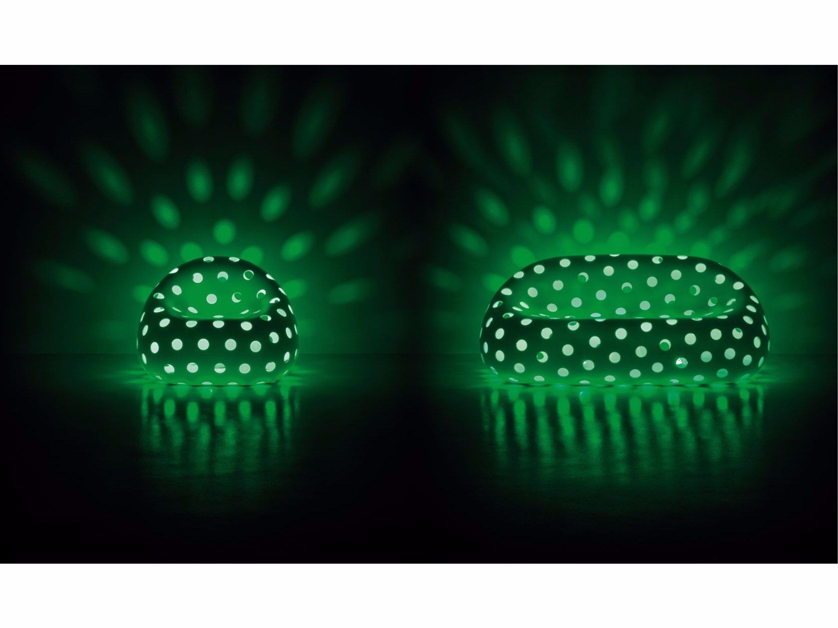 3-местный полиэтиленовый светящийся садовый диван PLUST Airball ARCH-00090785 - Вид №1