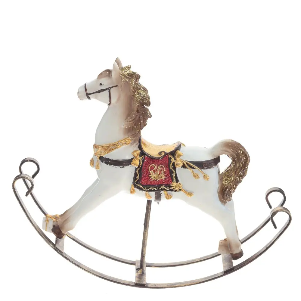 Новогодняя фигурка Лошадка 779230 17 см бежевый Santreyd STLM-2067762