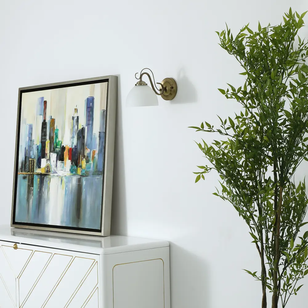 Светильник бра настенный Schaffner Primavera цвет бронза STLM-2003329 - Вид №10