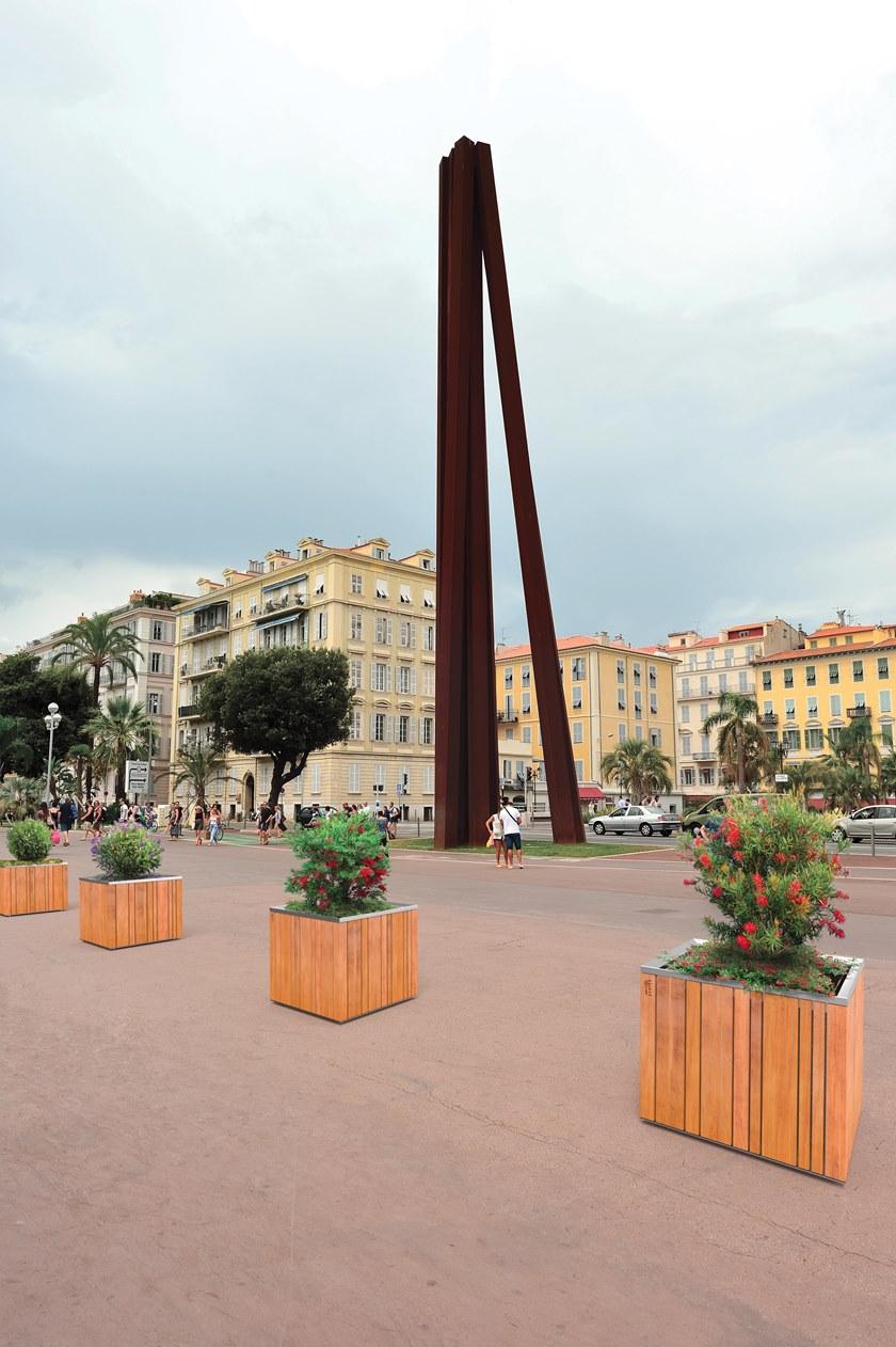 City Design Квадратный кашпо для общественных мест sun-id-1502451 - Вид №2