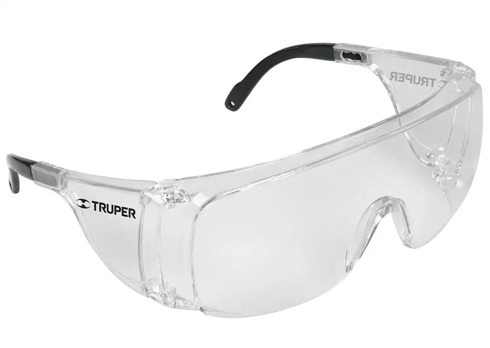 90595346 Очки защитные открытые с обтюратором Truper LESO-TR 14308 прозрачные с защитой от царапин STLM-0299175