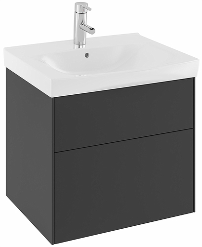 42559 IFO Sense тумба под умывальник с двумя ящиками, W = 900 мм, W1 = 922 мм, мол. - Вид №5