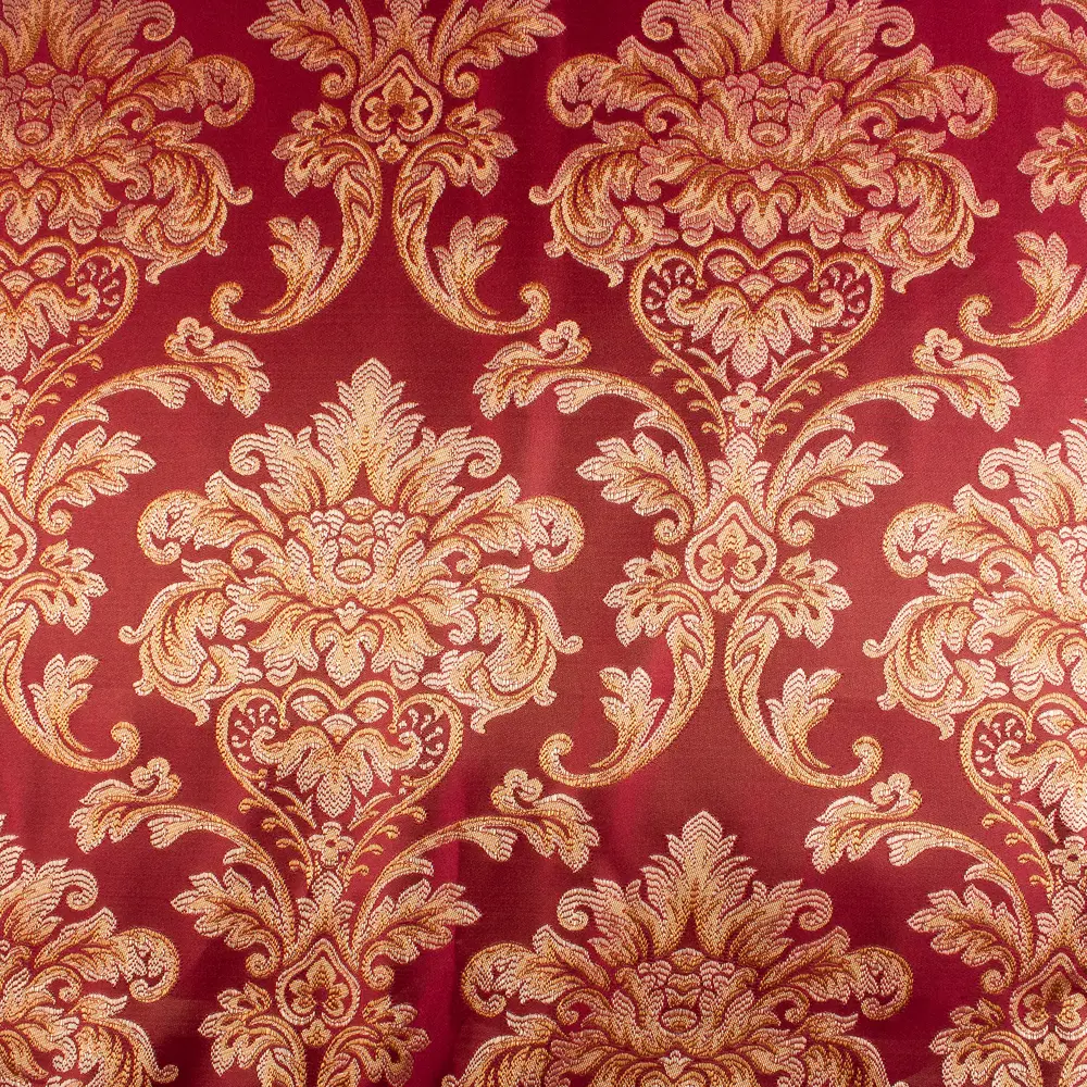 Ткань «Шато монограм руби» 1 п/м 290 см AMETIST STLM-2055652