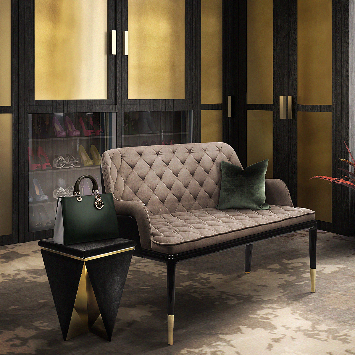 Диваны Charla Two Seat Sofa Covethouse LUXXU  - Вид №1